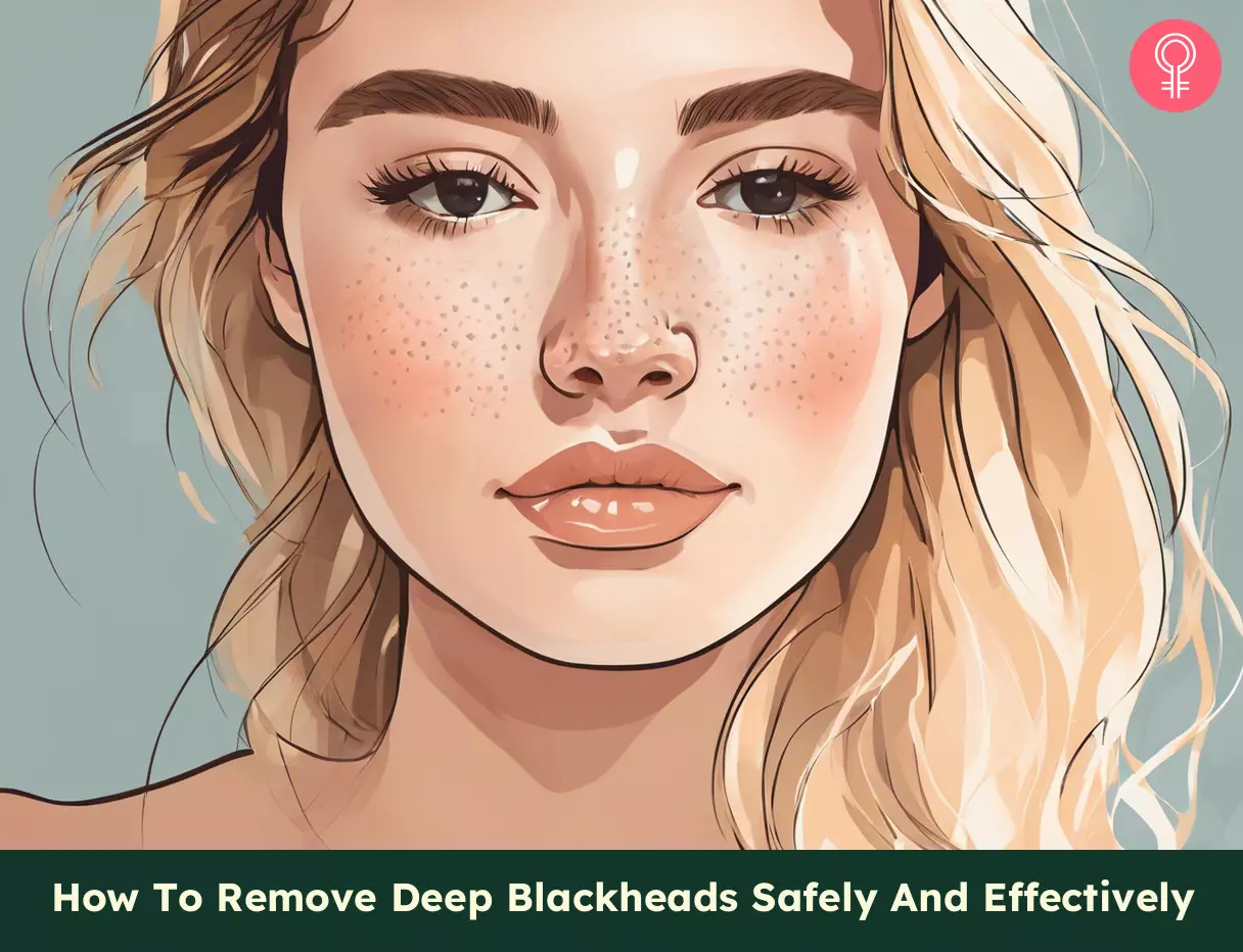 how to remove deep blackheads