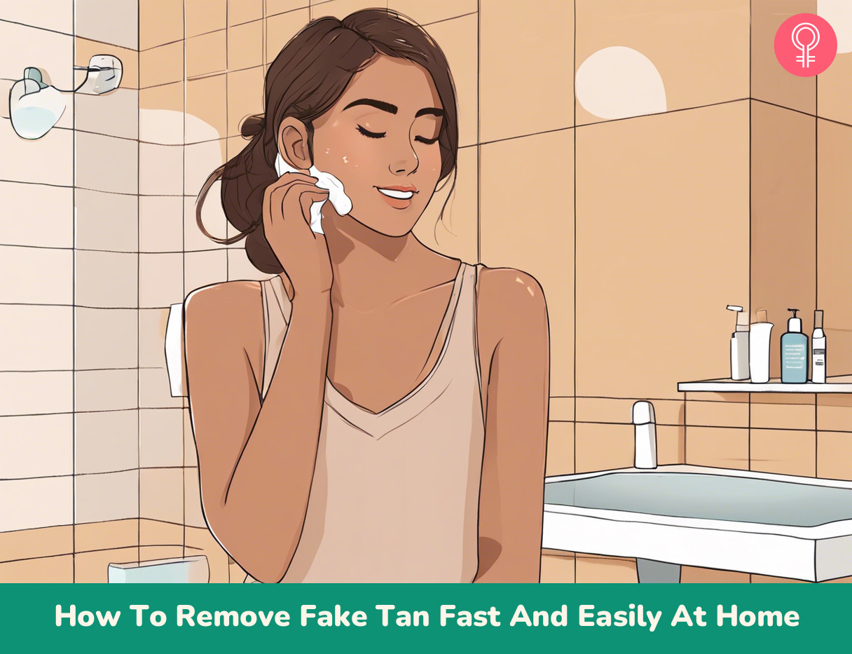 how to remove a fake tan