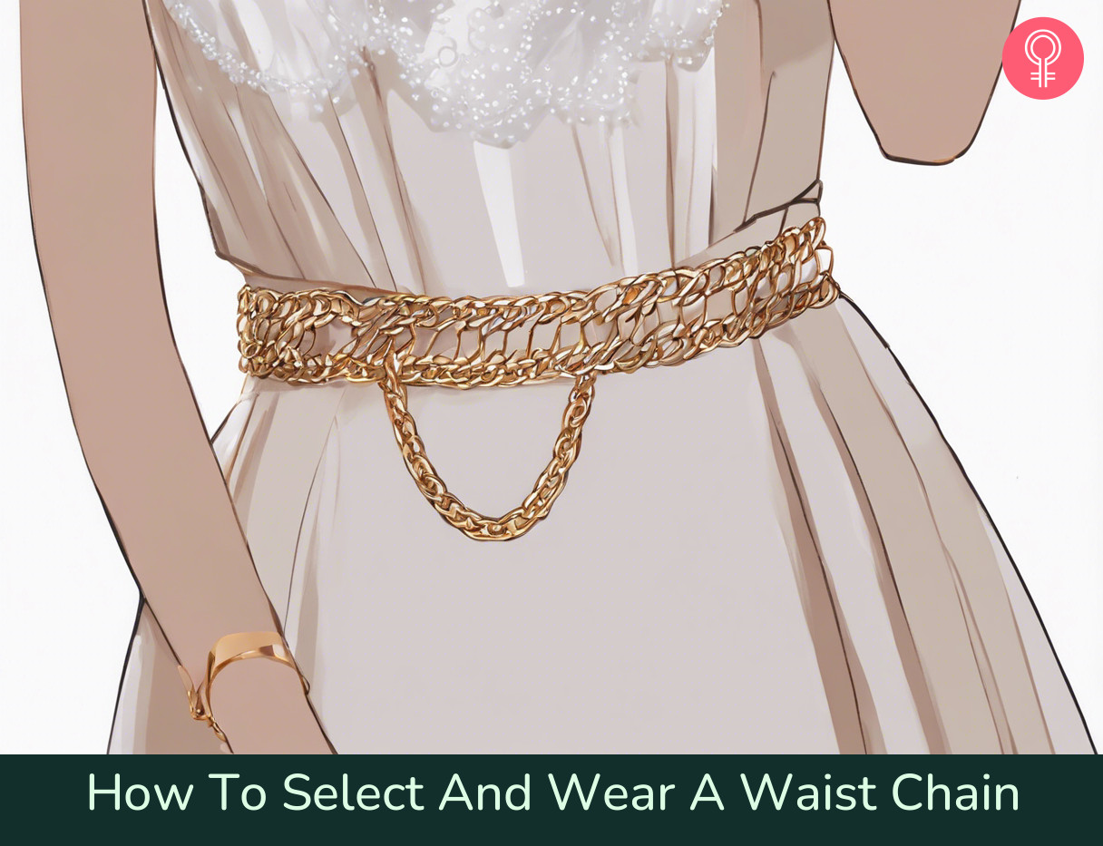 waist chain for saree