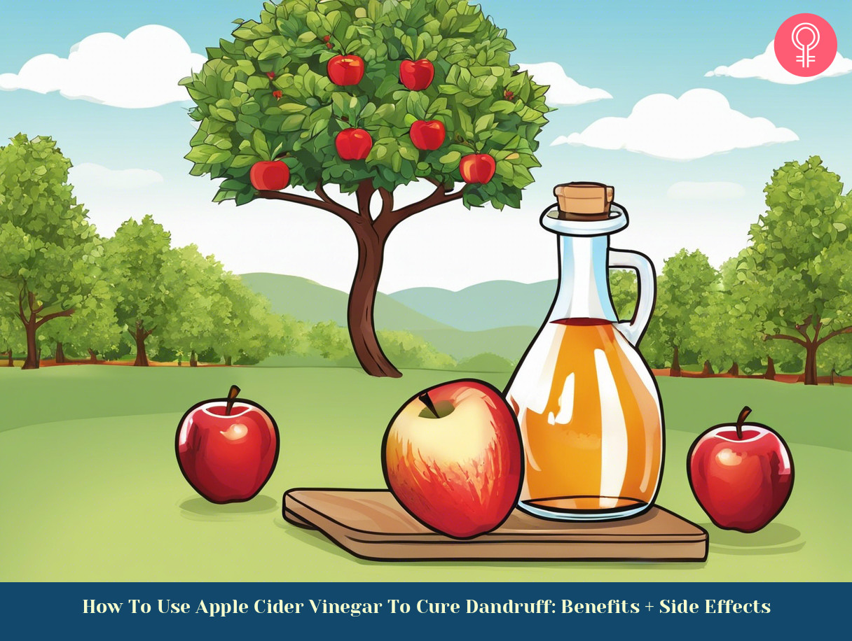 Apple Cider Vinegar for Dandruff_illustration