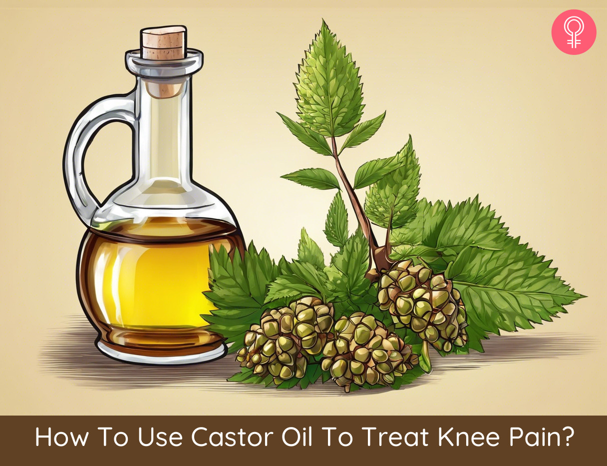 Castor Oil To Treat Knee Pain_illustration