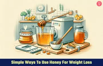 honey and warm water for weight loss_illustration