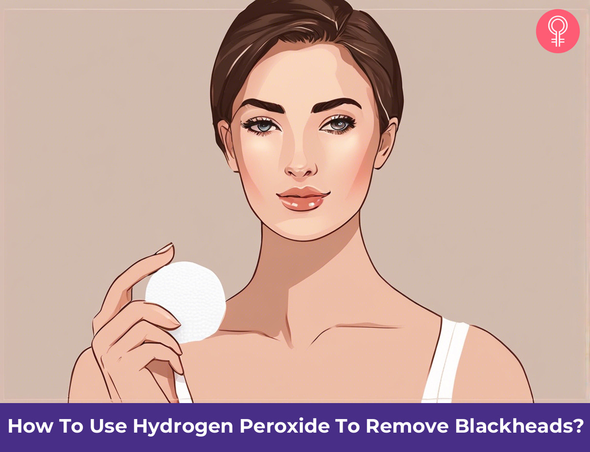 hydrogen peroxide to remove blackheads