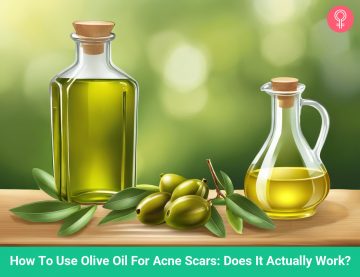 olive oil for acne scars