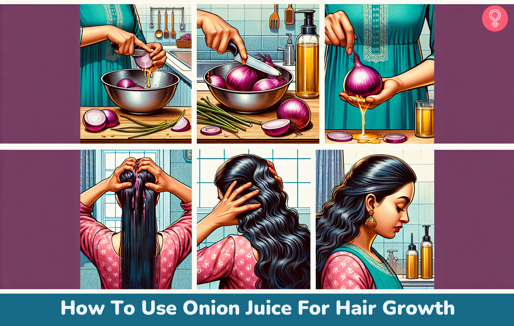 Onion Juice For Hair Growth_illustration