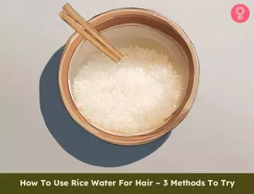 how to use rice water for hair