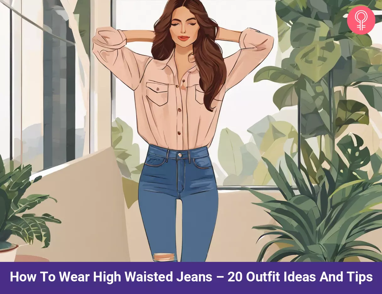 High rise jeans outfit clearance