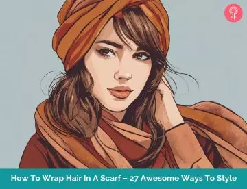 how to wrap hair in scarf