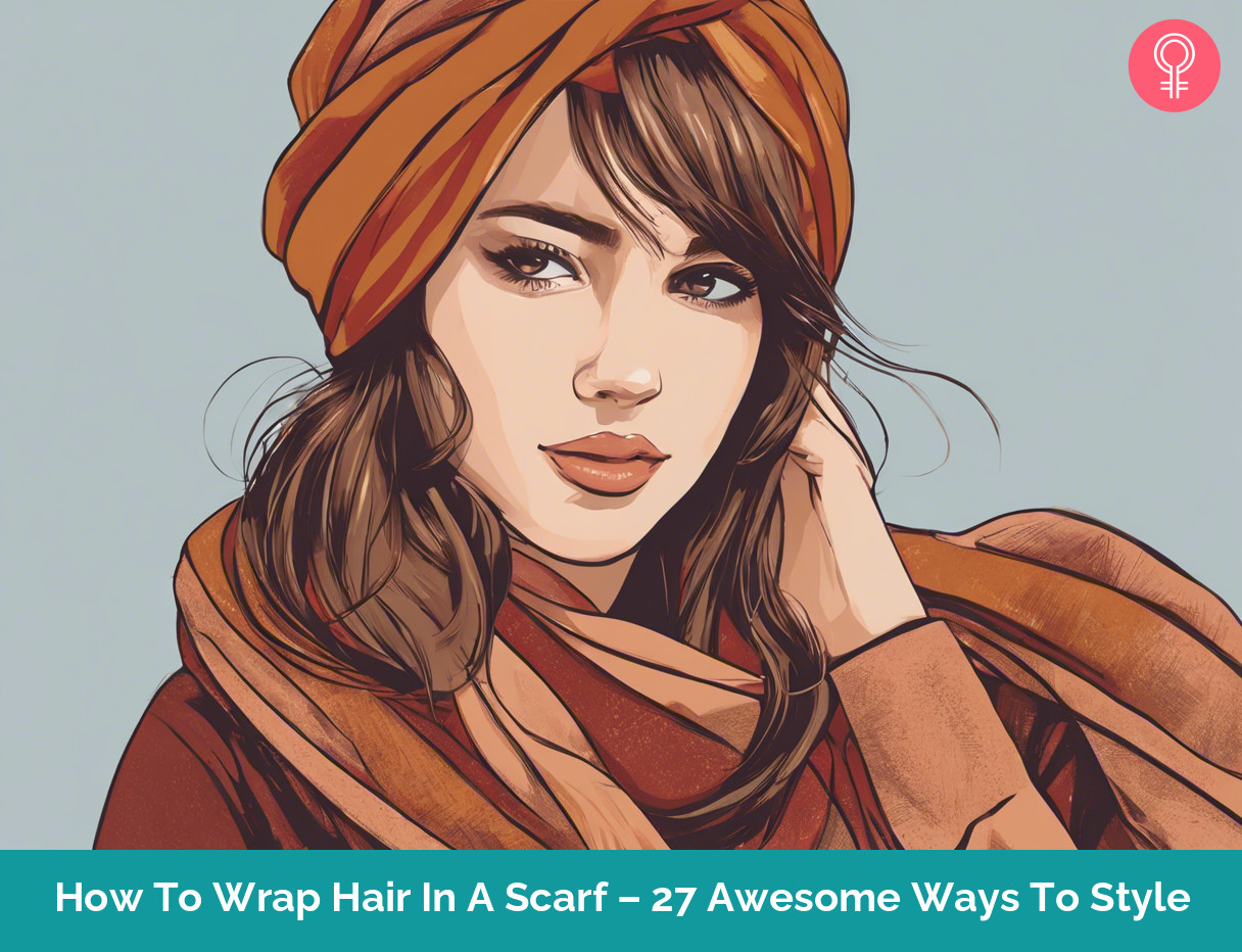 how to wrap hair in scarf