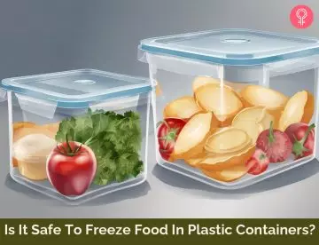 freeze food in plastic