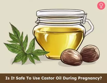 castor oil during pregnancy_illustration