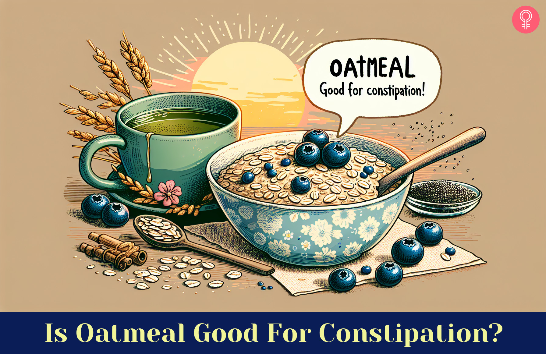 oatmeal good for constipation_illustration