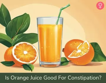 orange juice for constipation