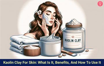 kaolin clay for skin_illustration