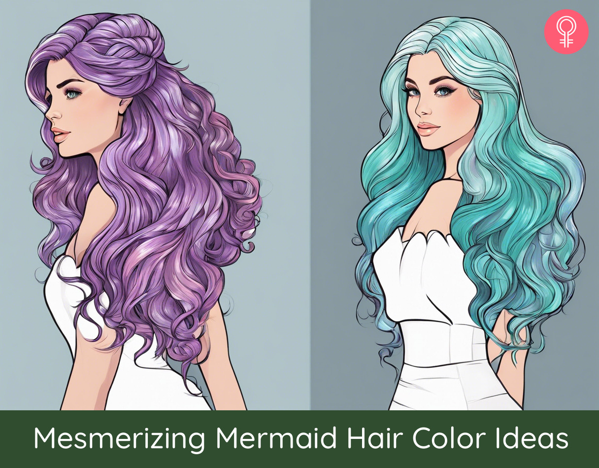 Mermaid Hair Color Ideas_illustration