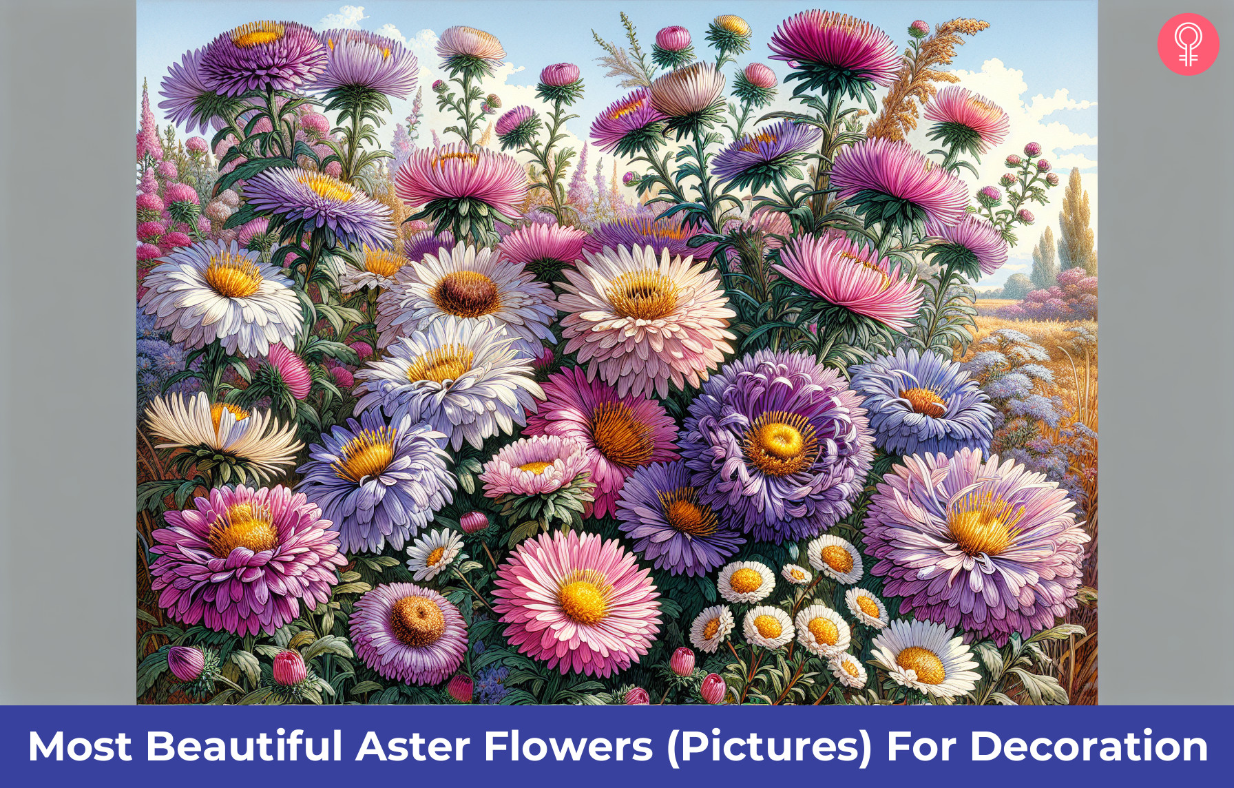 aster flowers_illustration