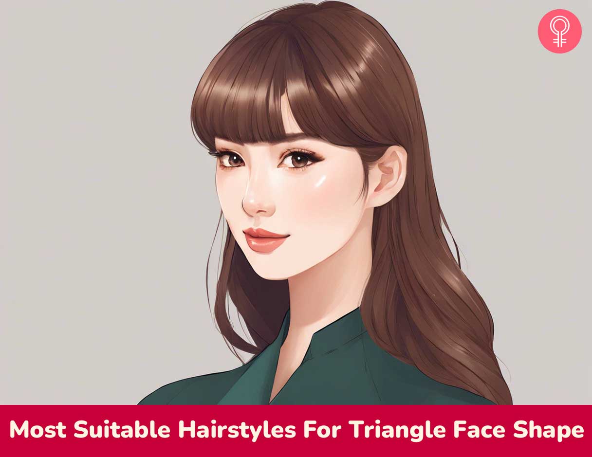 54 Most Suitable Hairstyles For Triangle Face Shape
