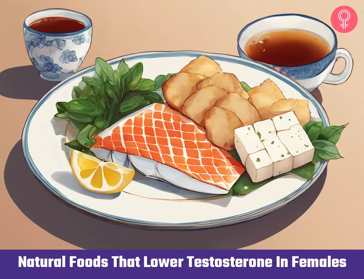 foods that lower testosterone in females