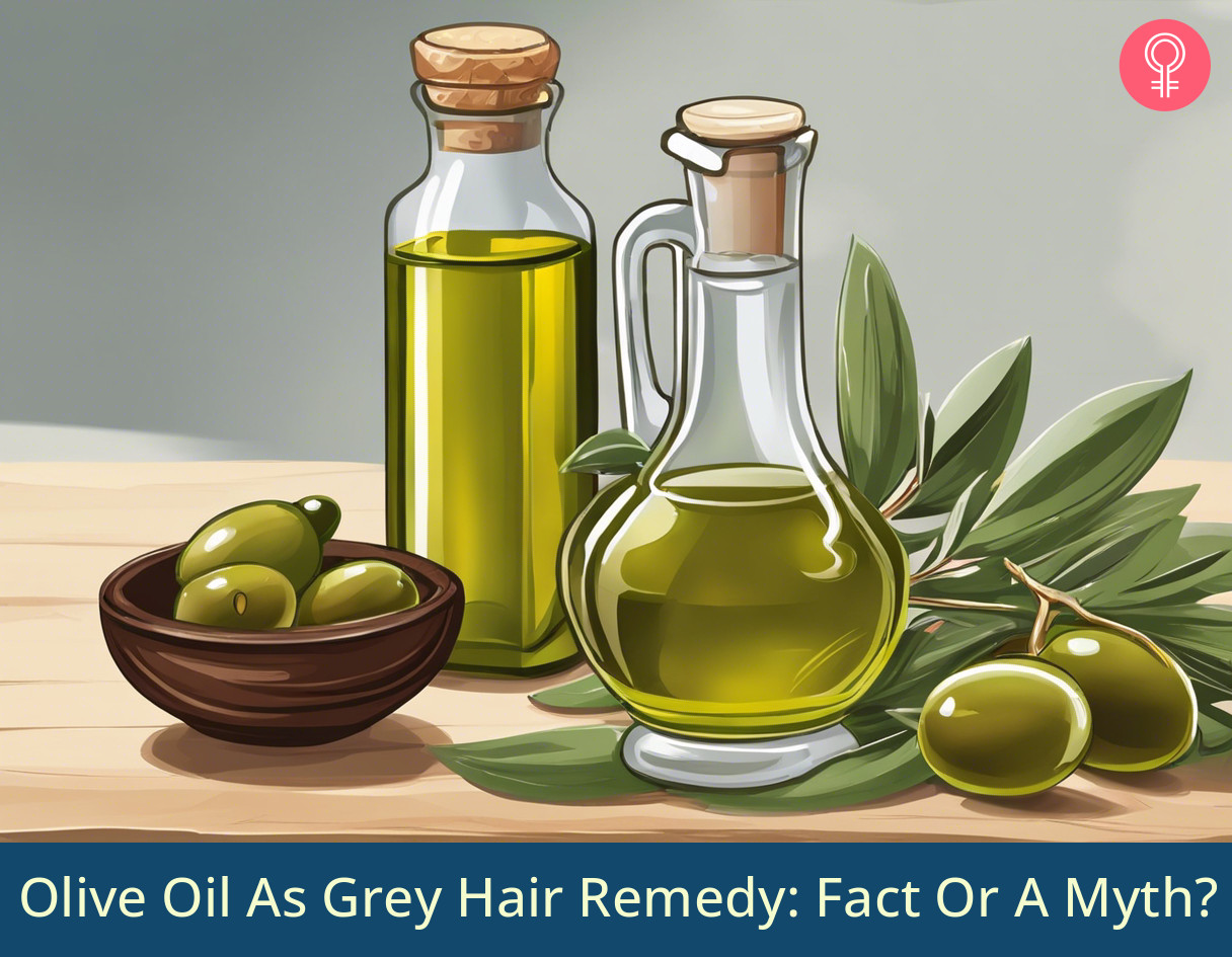 olive oil for grey hair