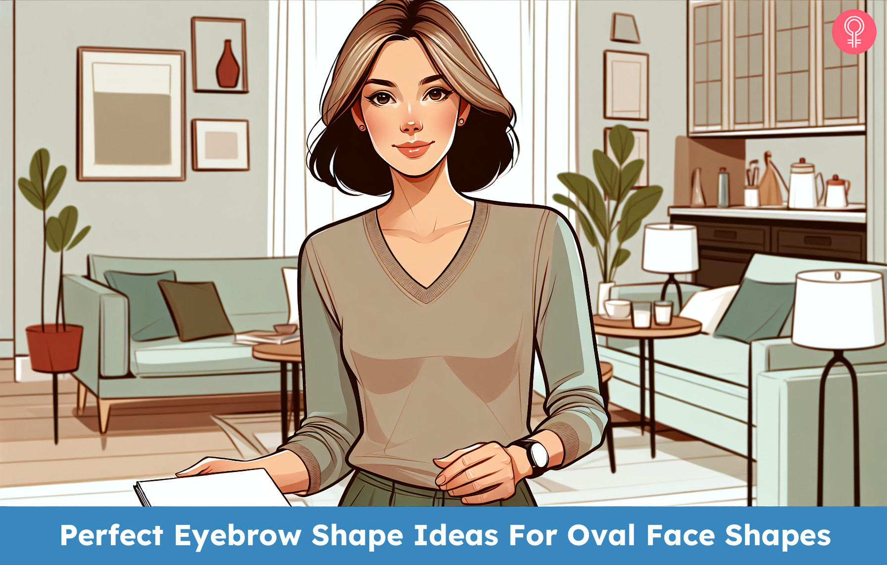 eyebrow shapes for oval face