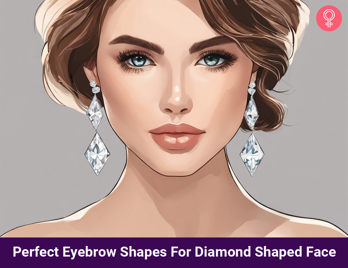 Eyebrow Shapes For Diamond Shaped Face