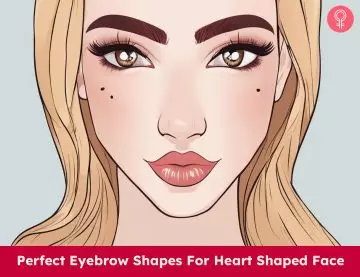 eyebrows for heart shaped face_illustration