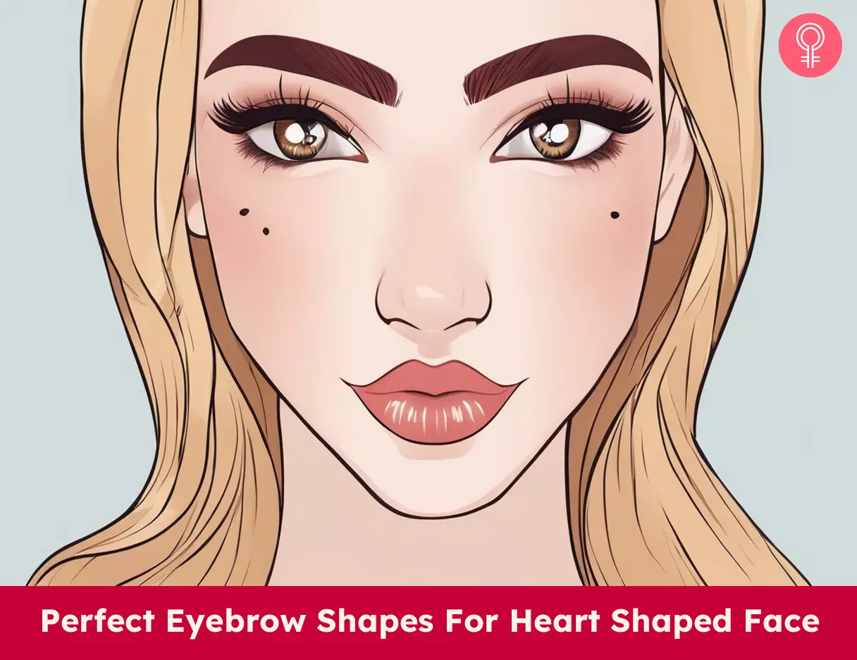 6 Perfect Eyebrow Shapes For Heart Shaped Face