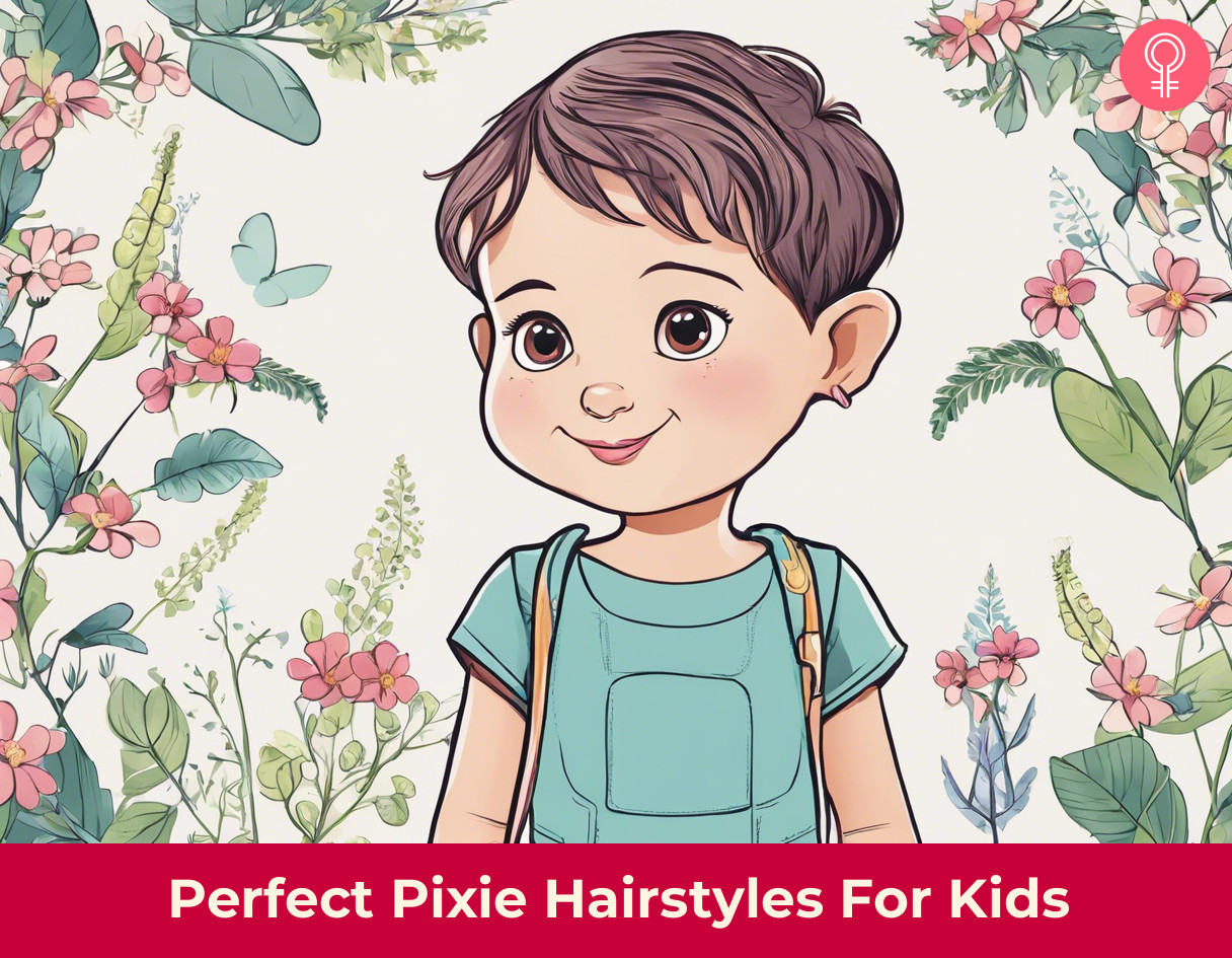 pixie cut for kids_illustration