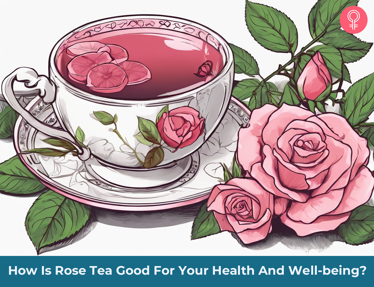 rose tea benefits_illustration
