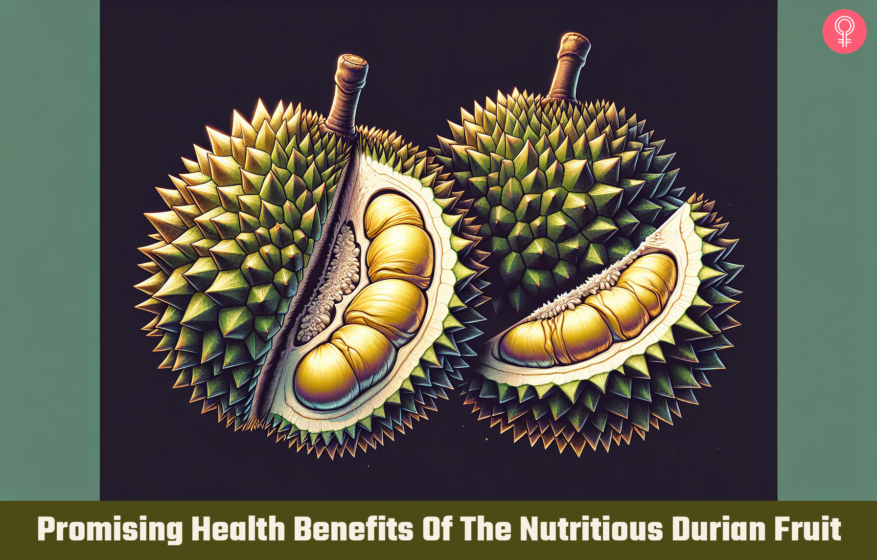 durian fruit_illustration