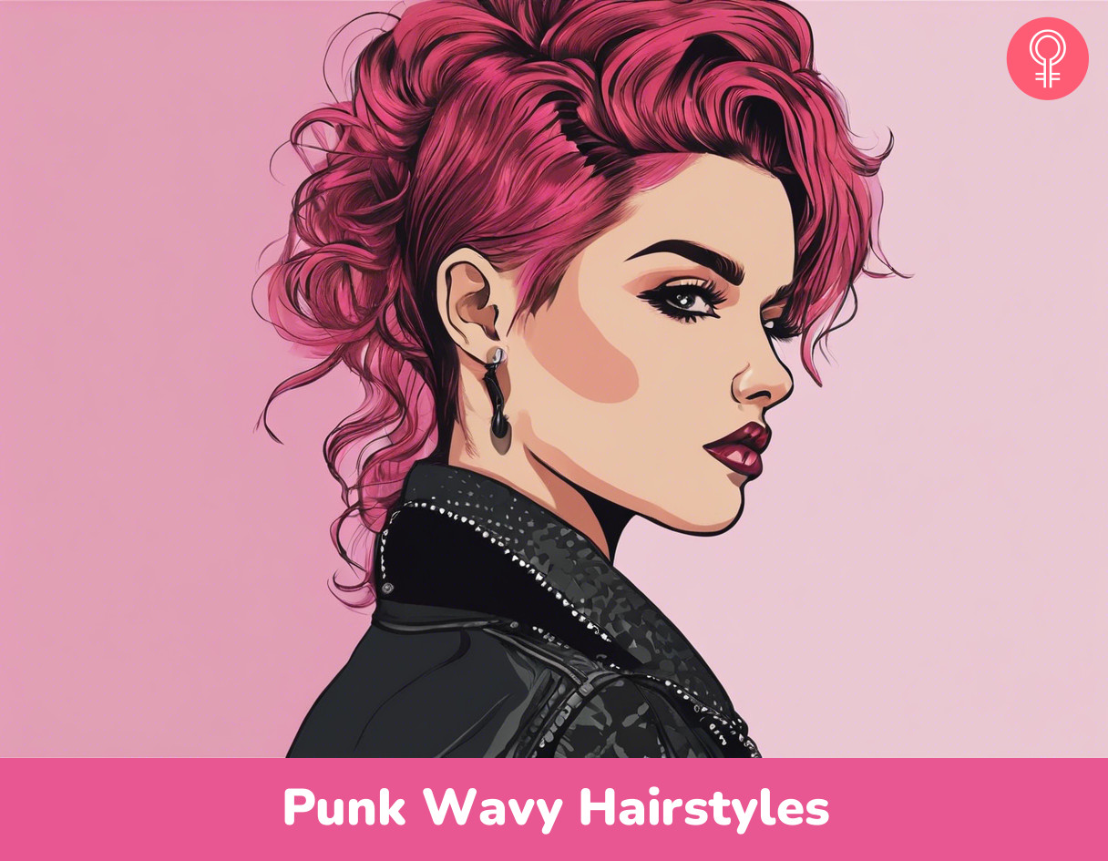 Punk Wavy Hairstyles