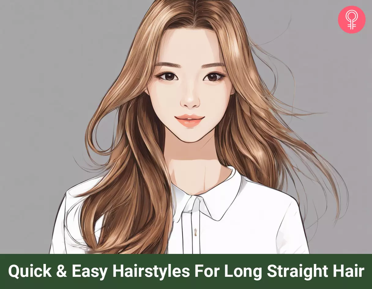 54 Quick & Easy Hairstyles For Long Straight Hair