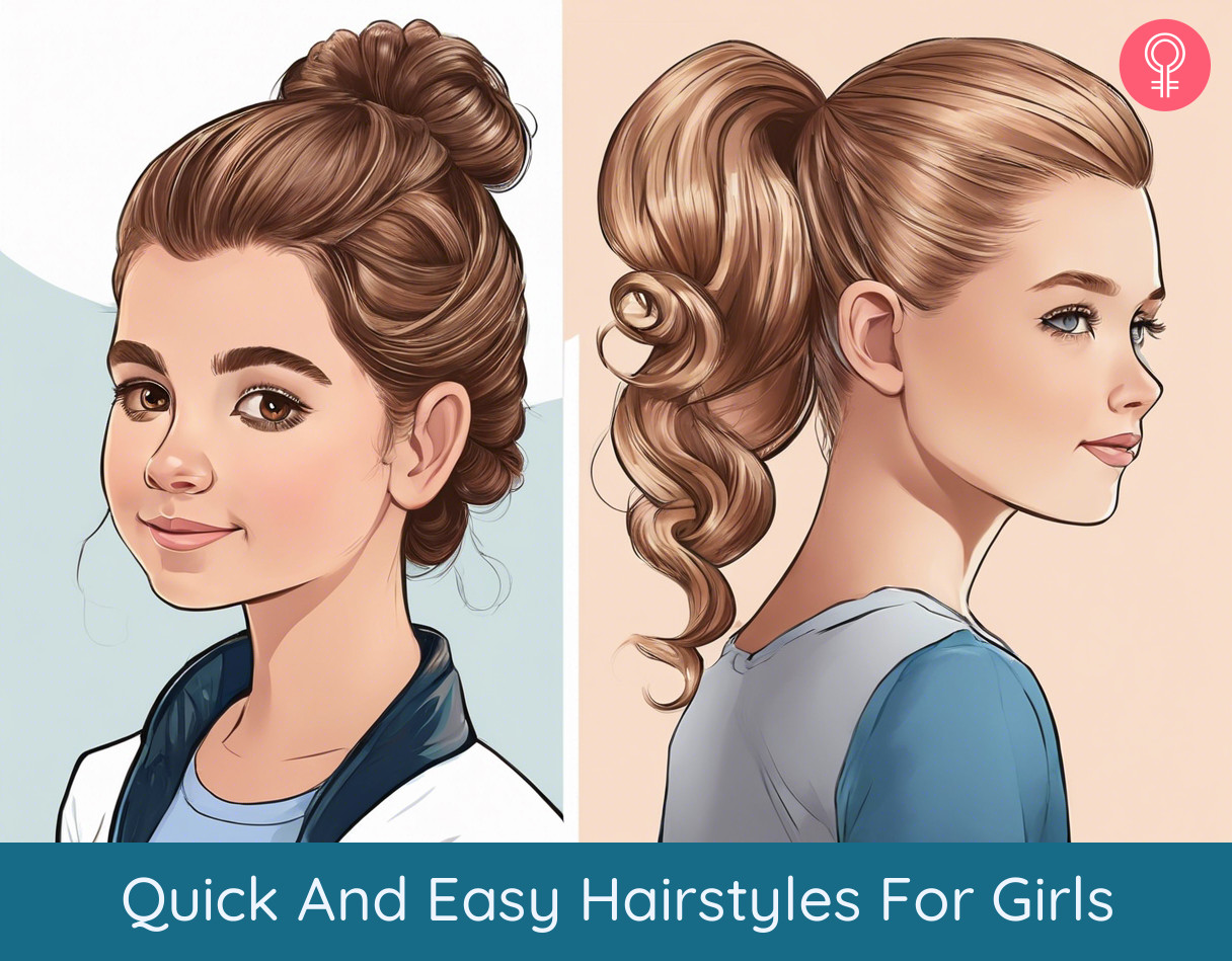 hairstyles for girls_illustration