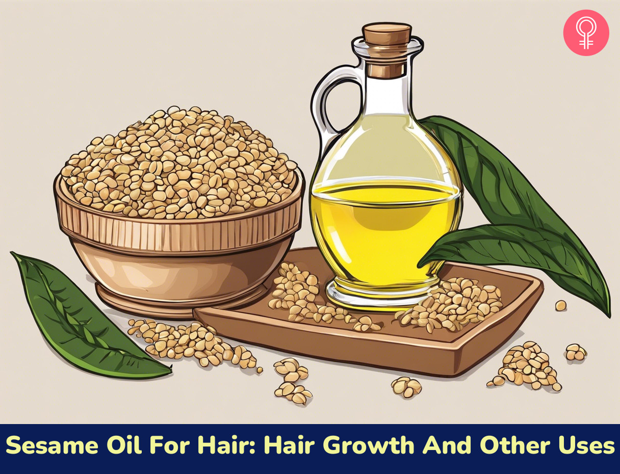 Sesame Oil For Your Hair_illustration