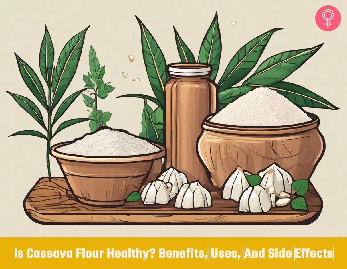 cassava flour_illustration