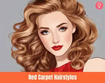 red carpet hair style