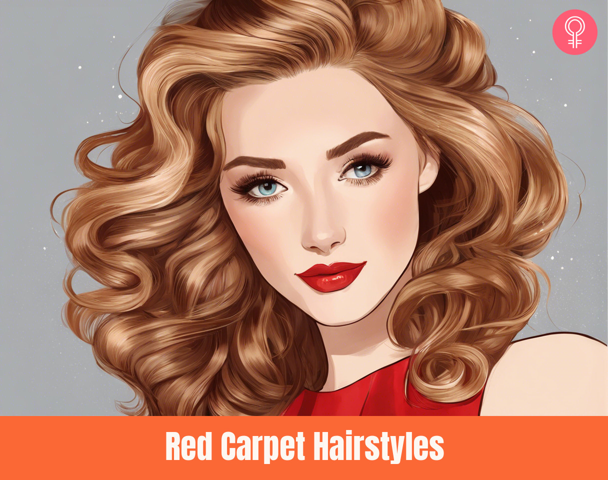 red carpet hair style