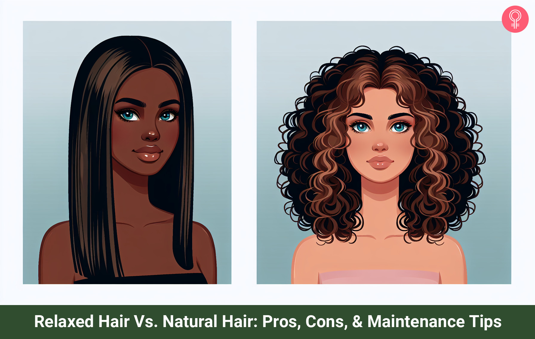 relaxed hair vs natural hair