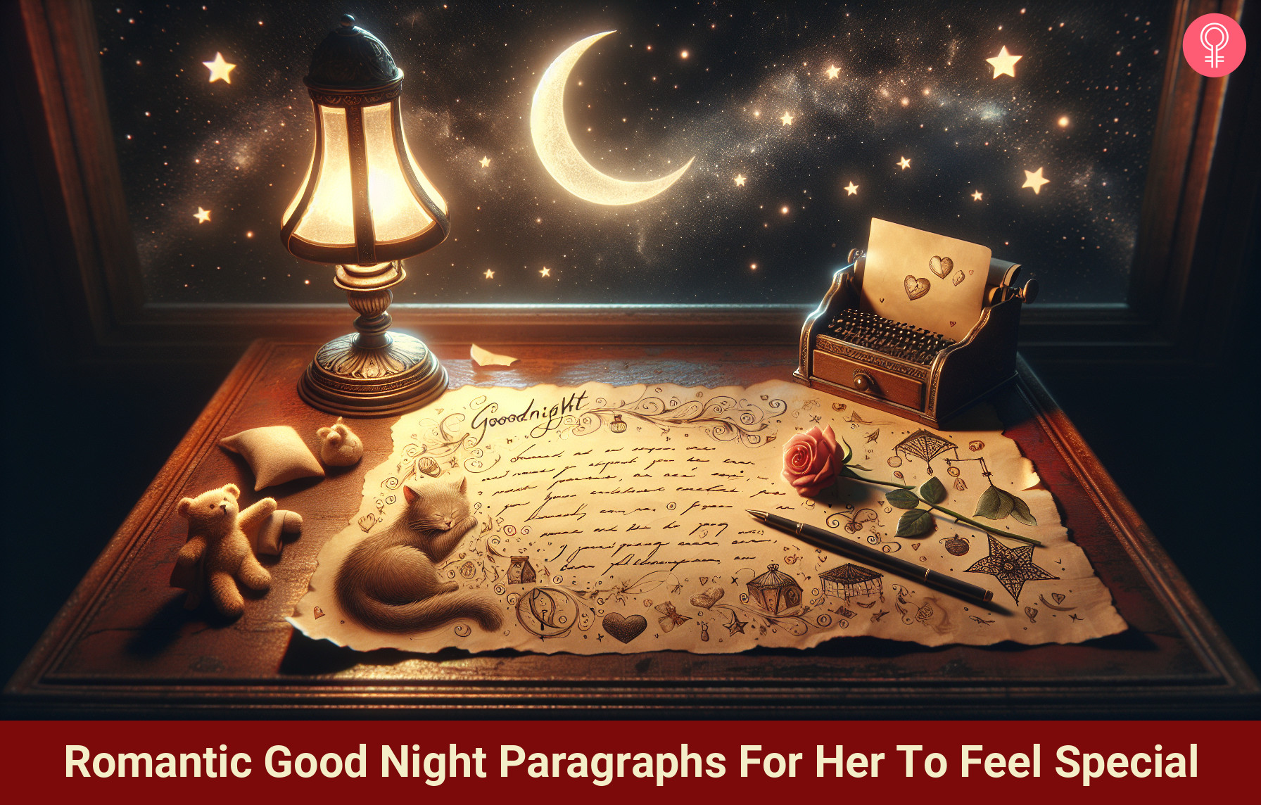cute goodnight paragraphs for her_illustration