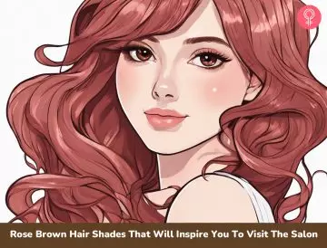 rose brown hair color