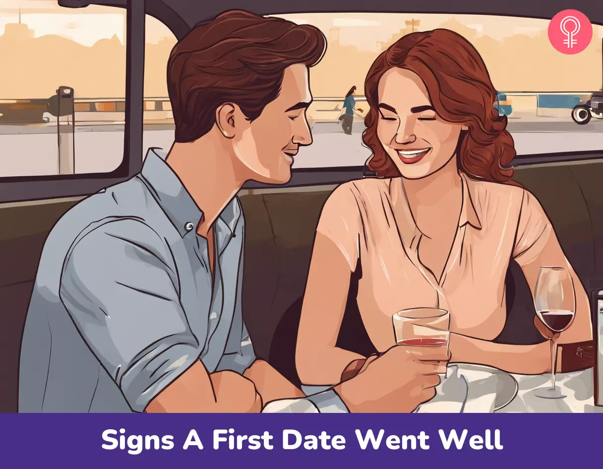 signs first date went well