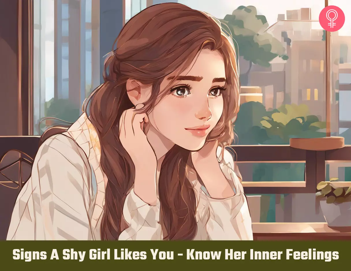 signs that a shy girl likes you