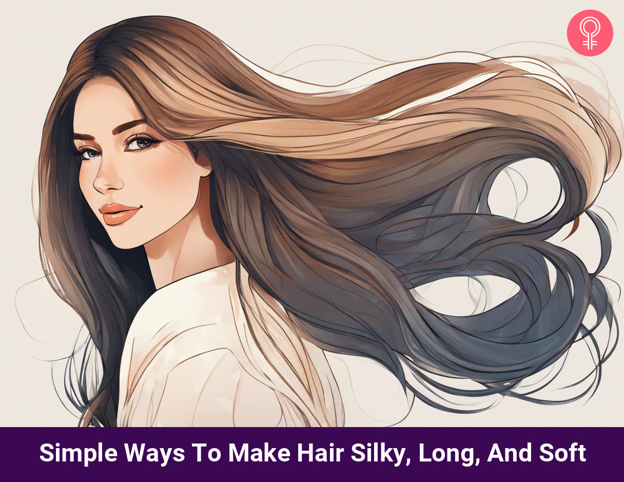 how to make hair soft and silky