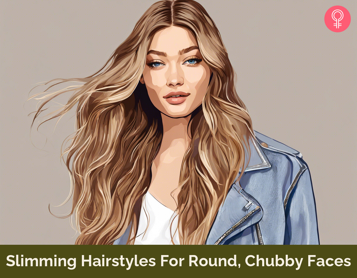 Hairstyle elements to take the focus away from sagging jowls and under-eye  bags