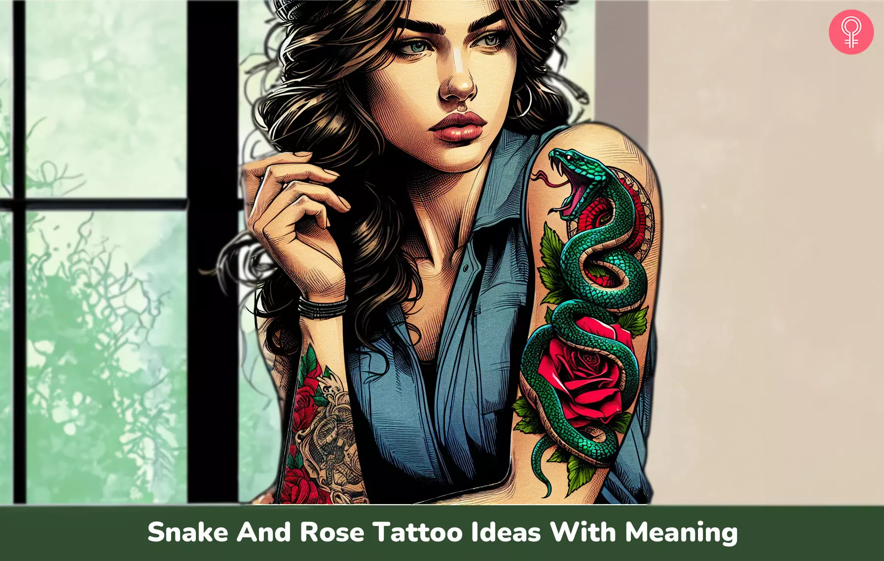 60 Snake And Rose Tattoo Ideas With Meaning