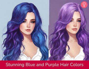 blue and purple hair ideas