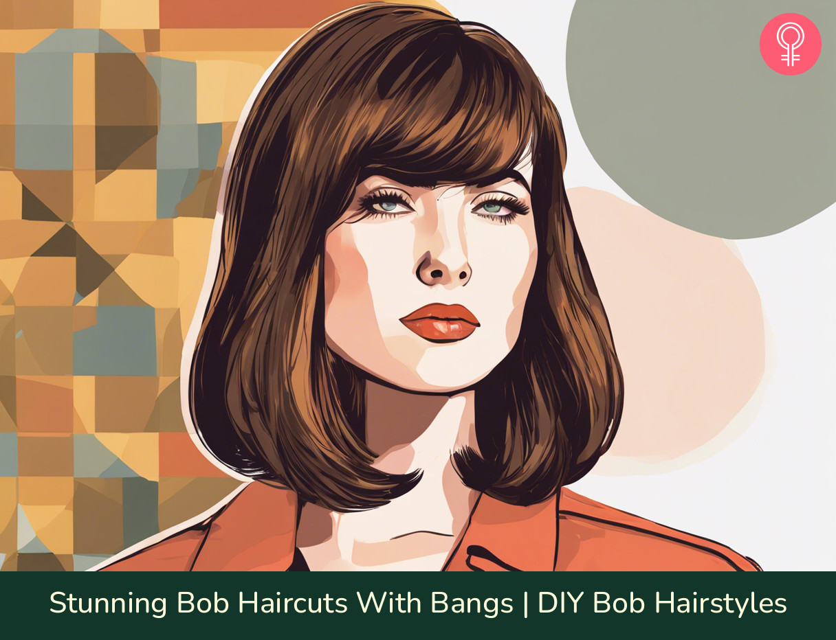 bob haircut with bangs