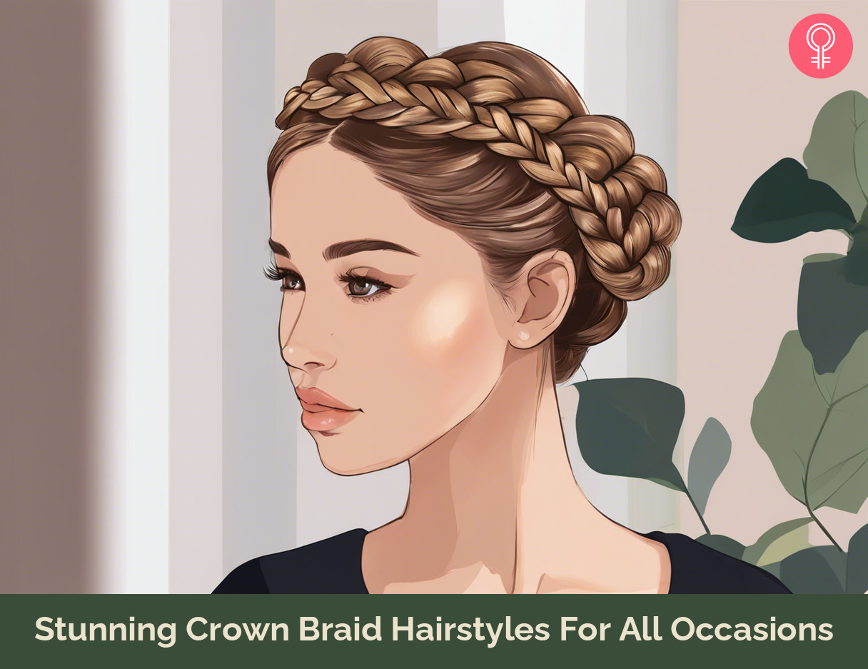 stunning crown braid hairstyles for all occasions illustration