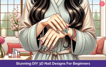 31 Stunning DIY 3D Nail Designs For Beginners In 2024