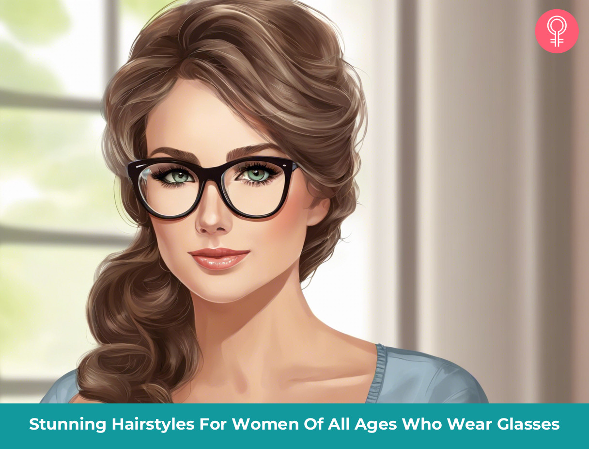 Trending Hairstyle for Women with Glasses